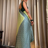 Devastating Pista Soft Silk Saree With Nemesis Blouse Piece
