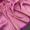 Petrichor Pink Kanjivaram Silk Saree With Seraglio Blouse Piece