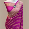 Classy Dark Pink Soft Banarasi Silk Saree With Demanding Blouse Piece