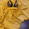 Blissful Yellow Soft Banarasi Silk Saree With Engrossing Blouse Piece