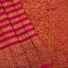 Impressive Dark Pink Soft Banarasi Silk Saree With Arresting Blouse Piece
