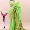 Assemblage Parrot Paithani Silk Saree With Redolent Blouse Piece