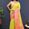 Appealing Yellow Paithani Silk Saree With Scintillating Blouse Piece