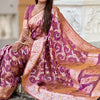 Mesmeric Purple Soft Banarasi Silk Saree With Ideal Blouse Piece