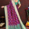 Profuse Purple Soft Banarasi Silk Saree With Proficient Blouse Piece