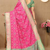 Ratatouille Dark Pink Soft Banarasi Silk Saree With Snazzy Blouse Piece