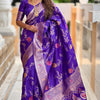 Inimitable Royal Blue Soft Banarasi Silk Saree With Aplomb Blouse Piece