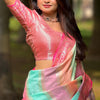 Fantabulous Multicolor Soft Banarasi Silk Saree With Sumptuous Blouse Piece