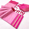 Grandiose Pink Soft Banarasi Silk Saree With Prodigal Blouse Piece