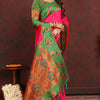 Arresting Dark Pink Paithani Silk Saree With Opulent Blouse Piece