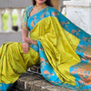 Opulent Parrot Paithani Silk Saree With Delightful Blouse Piece