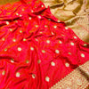 Lovely Dark Pink Soft Banarasi Silk Saree With Deserving Blouse Piece