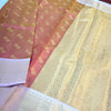 Sensational Brown Soft Tissue Silk Saree With Elegant Blouse Piece