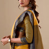 Energetic Yellow Cotton Silk Saree With Attractive Blouse Piece