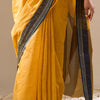 Energetic Yellow Cotton Silk Saree With Attractive Blouse Piece