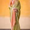 Precious Green Soft Banarasi Tissue Silk Saree With Unequalled Blouse Piece