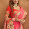 Engaging Pink Soft Banarasi Silk Saree With Enchanting Blouse