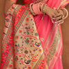 Engaging Pink Soft Banarasi Silk Saree With Enchanting Blouse