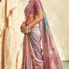 Gorgeous Pink Soft Banarasi Silk Saree With Desiring Blouse Piece