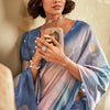 Exquisite Blue Soft Banarasi Silk Saree With Admirable Blouse Piece