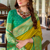 Extraordinary Mustard Soft Banarasi Silk Saree With Scrupulous Blouse Piece