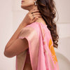 Sensational Pink Cotton Silk Saree With Mellifluous Blouse Piece