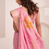 Sensational Pink Cotton Silk Saree With Mellifluous Blouse Piece