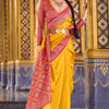 Breathtaking Yellow Soft Banarasi Silk Saree With Transcendent Blouse Piece