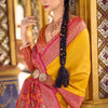 Breathtaking Yellow Soft Banarasi Silk Saree With Transcendent Blouse Piece