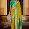Quintessential Mustard Soft Banarasi Silk Saree With Lagniappe Blouse Piece