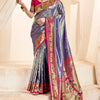 Luxuriant Blue Paithani Silk Saree With Prodigal Blouse Piece