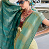 Phenomenal Sea Green Digital Printed Soft Silk Saree With Smart Blouse Piece