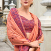Gossamer Peach Cotton Silk Saree With Fragrant Blouse Piece