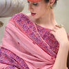 Proficient Pink Cotton Silk Saree With Piquant Blouse Piece