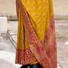 Surpassing Mustard Soft Banarasi Silk Saree With Unique Blouse Piece