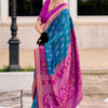 Inspiring Blue Soft Banarasi Silk Saree With Bewitching Blouse Piece