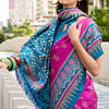 Ratatouille Magenta Soft Banarasi Silk Saree With Enticing Blouse Piece