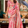 Classy Pink Digital Printed Soft Silk Saree With Refreshing Blouse Piece