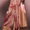 Petrichor Baby Pink Digital Printed Soft Silk Saree With Serendipity Blouse Piece