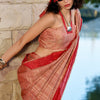 Denouement Pink Cotton Silk Saree With Improbable Blouse Piece
