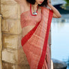 Denouement Pink Cotton Silk Saree With Improbable Blouse Piece