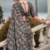 Innovative Grey Printed Mul Cotton Saree With Dazzling Blouse Piece