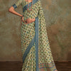 Seraglio Pista Digital Printed Soft Silk Saree With Engaging Blouse Piece