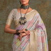 Allure Pink Digital Printed Soft Silk Saree With Zephyr Blouse Piece