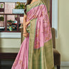Adoring Pink Digital Printed Soft Silk Saree With Scintilla Blouse Piece
