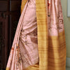 Profuse Baby Pink Digital Printed Soft Silk Saree With Posh Blouse Piece