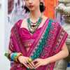 Denouement Rama Soft Banarasi Silk Saree With Staring Blouse Piece