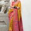 Dulcet Yellow Soft Banarasi Silk Saree With Lovely Blouse Piece