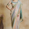 Enchanting Grey Soft Banarasi Silk Saree With Jubilant Blouse Piece
