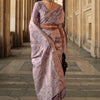 Mellifluous Lavender Soft Banarasi Silk Saree With Scintilla Blouse Piece